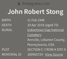 Indiantown Gap National Cemetery, Section C-7, Row A, Site 9 id 189985729