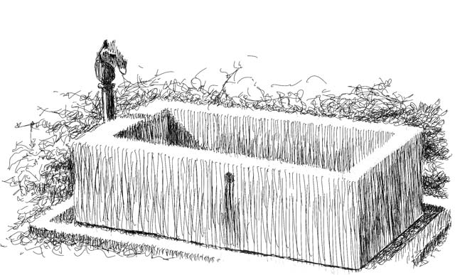 Watering trough in Talleyrand.
